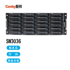 Cenby新邦SW3036（NAS）万兆网络存储288TB