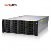 Cenby新邦SS8024万兆共享24盘位网络存储720T