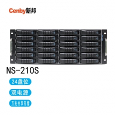 新邦（Cenby）NS-210S 24盘位双电高性价比万兆网络存储