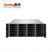 Cenby新邦RS-800分布式存储（性能混闪款）4U24 盘位  双国产8核128GB缓存25Gb万兆光纤口企业级集群存储