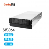 SW3064混闪双电高性能高速企业级 万兆网络存储60盘位480T