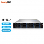 Cenby新邦HS-201P 企业级专业存储DAS直连式磁盘阵列12盘位SATA磁盘单电源影视4K非编阵列专家服务360T