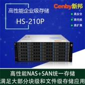 Cenby新邦HS-210P高性能24盘位磁盘阵列 iSCSI FC NAS 万兆光纤共享存储384T